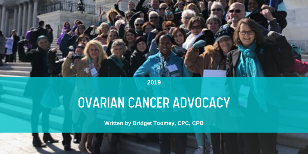 En-tête du blog Ovarian Cancer Advocacy