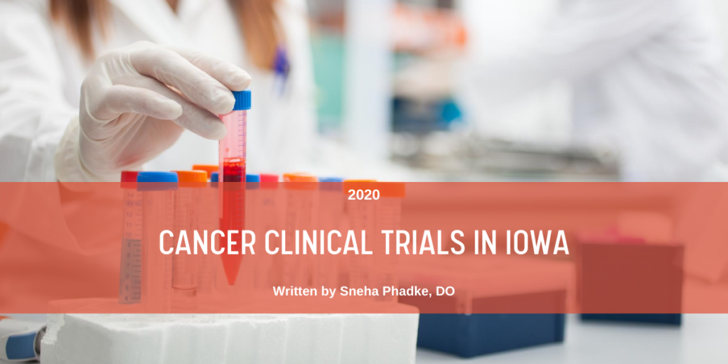 Tháng Tám 2020 Thử nghiệm lâm sàng ung thư ở Iowa Blog Header