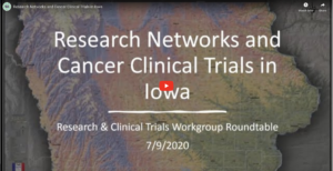 Cancer Clinical Trials in Iowa Recording Link