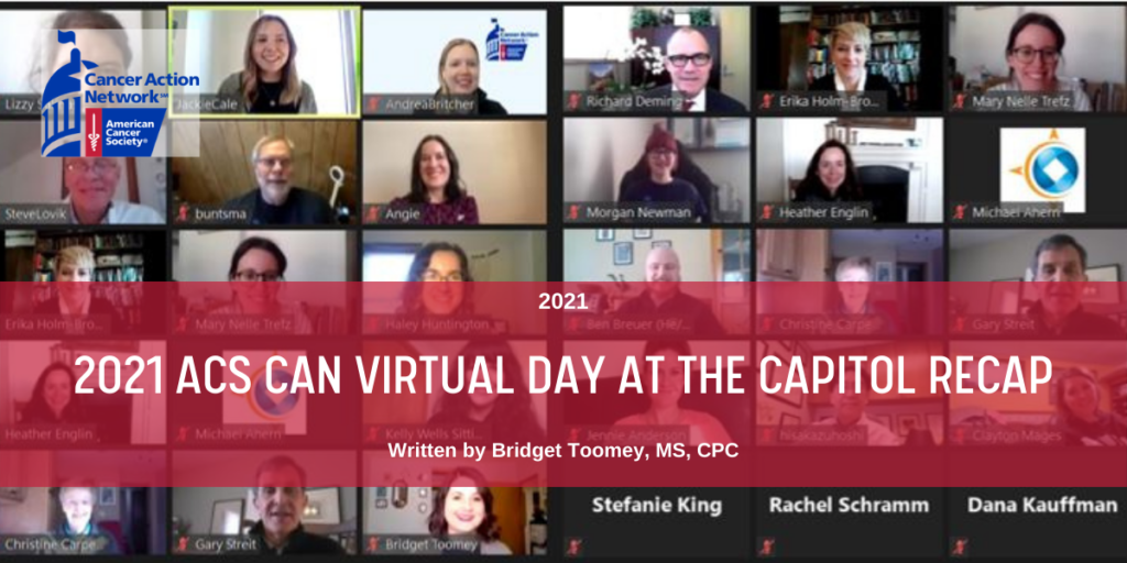 2021 Blog Header - ACS CAN Virtual Day at the Capitol