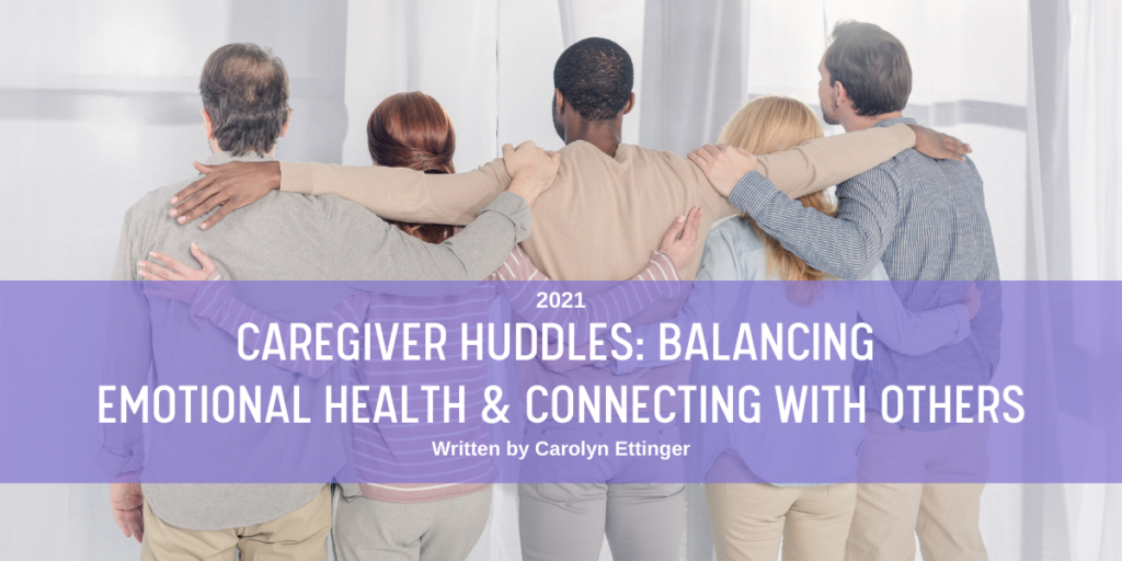 Mars 2021 Caregiver Huddles En-tête de blog