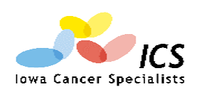 Iowa Cancer Specialists logo